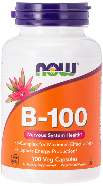 Now B-100 100Tablets – 800derma
