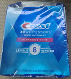 Crest 3D White Luxe Whitestrip Teeth Whitening Kit, Glamorous White, 14 Treatments - DAMAGED BOX