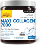 Country Life Maxi-Collagen C & A + Biotin Powder 213G