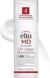 Elta MD UV Clear Facial Sunscreen Broad-Spectrum SPF 46 for Sensitive or Acne-Prone Skin, Oil-free, Dermatologist-Recommended Mineral-Based Zinc Oxide Formula, 1.7 oz