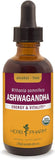 Herb Pharm Certified Organic Ashwagandha Extract Drops for Traditional Support for Energy and Vitality, Alcohol-Free Glycerite, 60ml