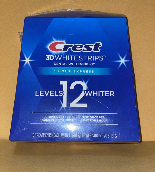 Crest 3D Whitestrips 1 Hour Express 20 strips (10 treatments