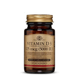 Solgar Vitamin D3 (Cholecalciferol) 125mcg (5,000 Iu) 60 Vegetable Capsules