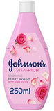 Johnson & Johnson Soothing Bodywash Rosewat 250Ml