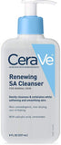 CeraVe Renewing SA Cleanser Salicylic Acid Face Wash with Hyaluronic Acid, Niacinamide & Ceramides BHA Exfoliant for Face - 237ml