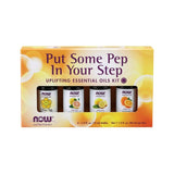 NOW Solutions Put Some Pep in Your Step, Uplifting Essential Oil Kit, Set of 4 x 10 ml