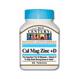 21st Century Cal Mag Zinc + D 90 Tablets