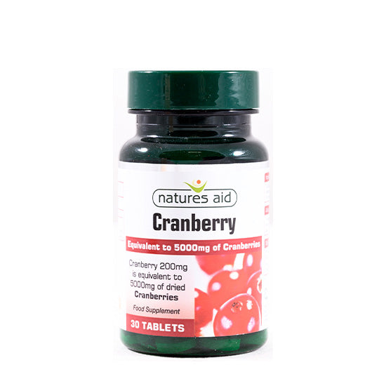 Natures Aid 5000 Mg Cranberry 30 Tablets 800derma