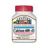 21st Century Calcium 600mg + D3 75 Tablets