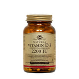 Solgar Vitamin D3 (Cholecalciferol) 55mcg (2200 Iu) 100 Vegetable Capsules