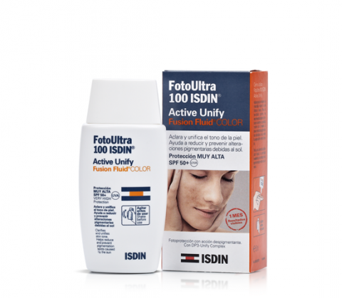 Isdin Foto Ultra 100 Active Sunscreen Unify Fusion Fluid No Color 50ml